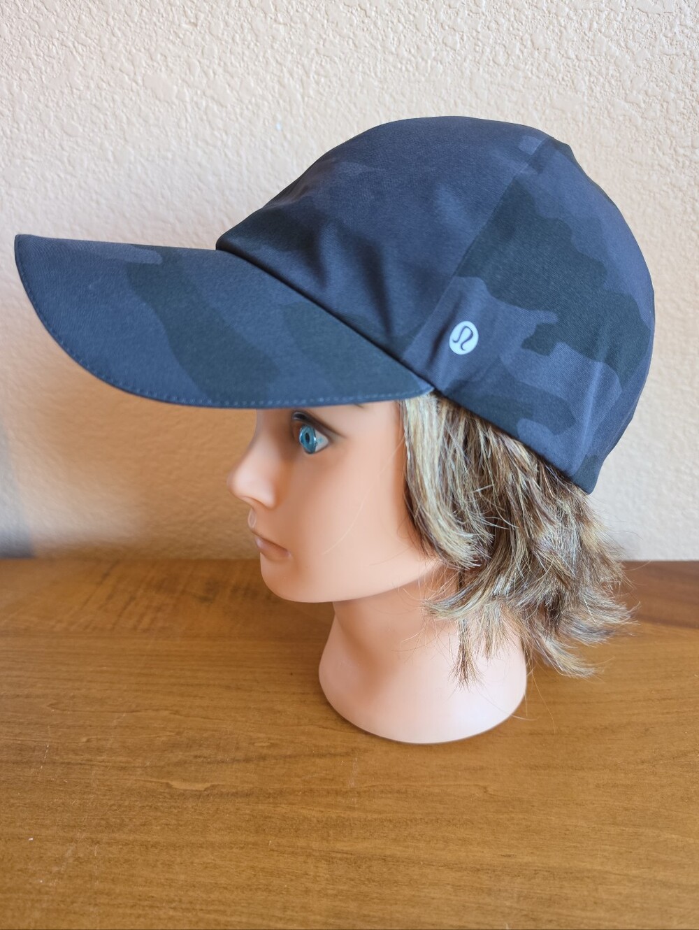 Lululemon Dark Gray Black Camo Baseball Cap EXCELLENT Condition